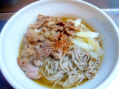 そばなんだけどガッツリ食べたい時に！肉そば